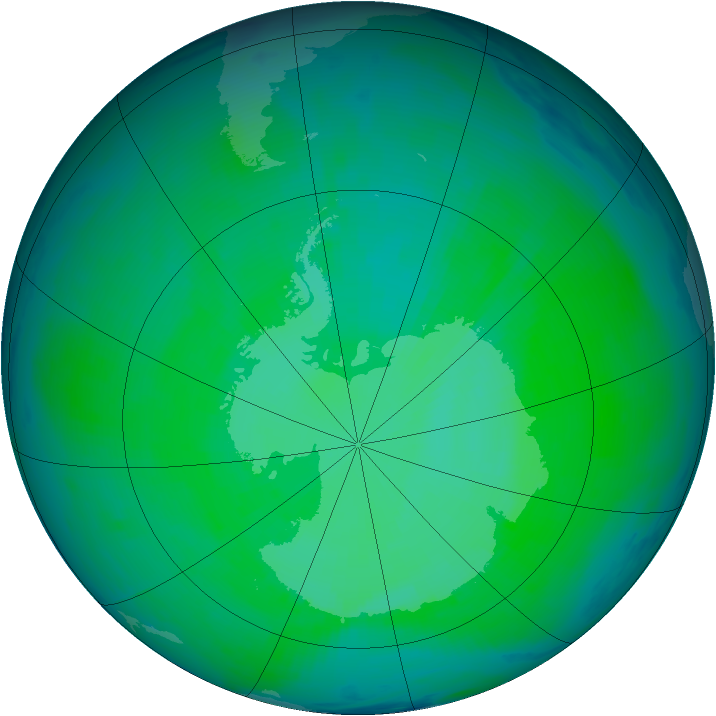 Ozone Map 1987-12-24